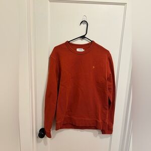 Farah Men's Burnt Orange Crewneck Sweater XL